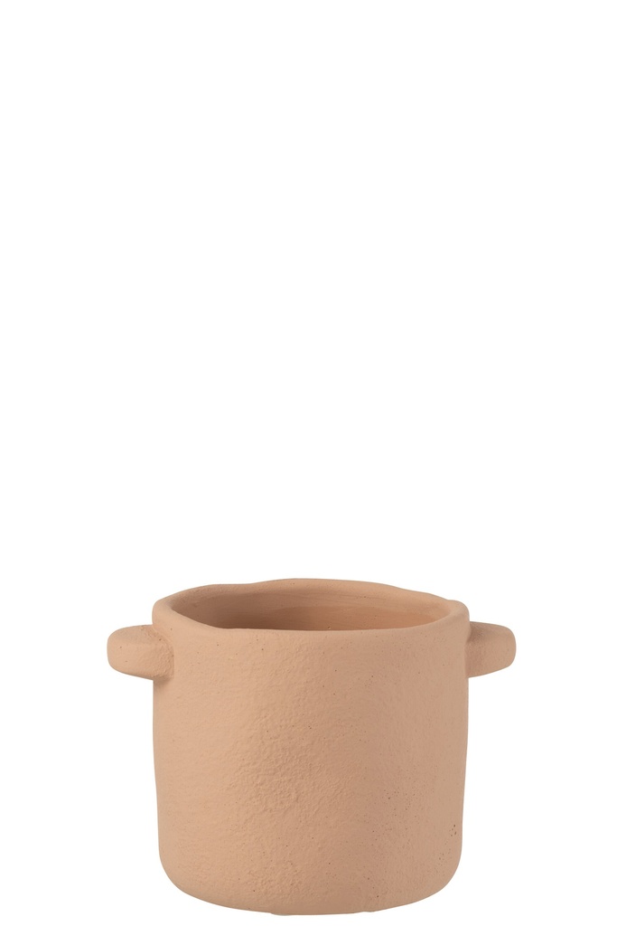 Pot Gustave Ciment Marron Clair