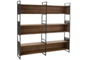 Shelf Rustik Recycled Wood/Metal Black/Natural