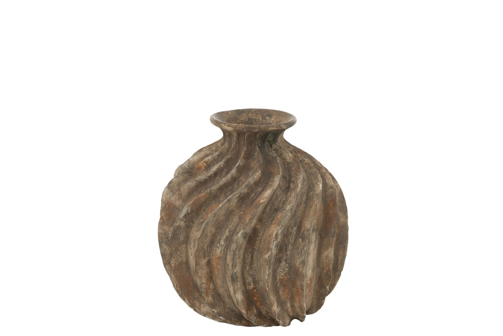 Vase Balloon Antique Polyresin Large