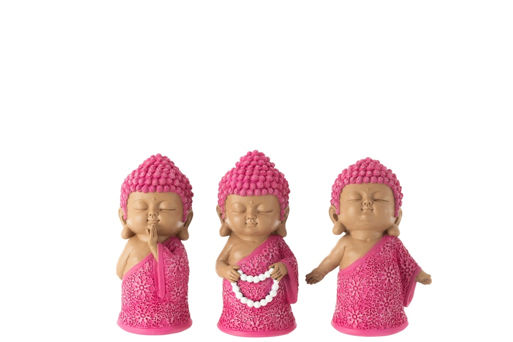 Monk Chain Resin Pink Assortment