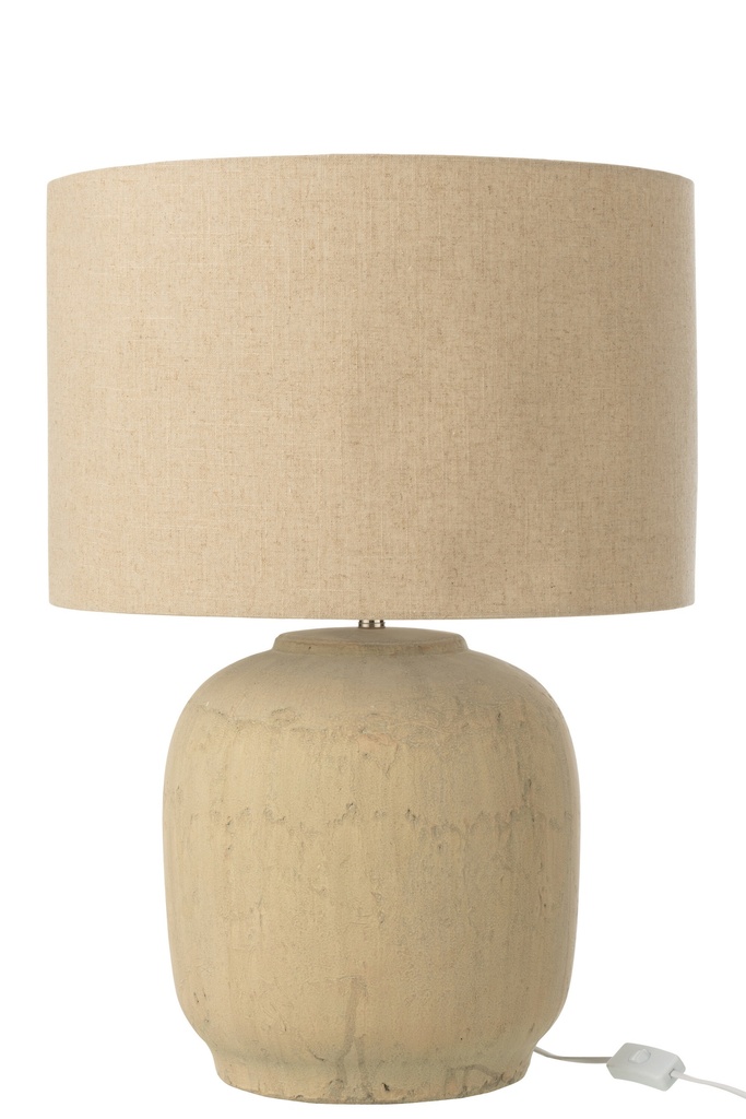 Lampe de table Mia Terracotta Beige