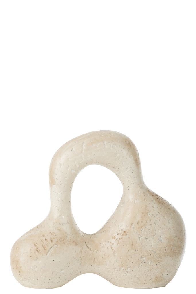Abstract Figurine Olina Ceramic Cream