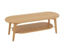 Table basse carrée en bambou naturel