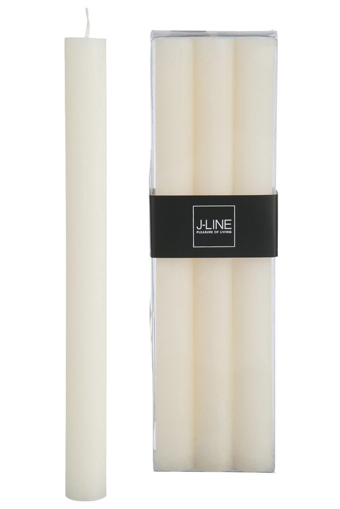 Coffret 6 Bougies de Table Vanille