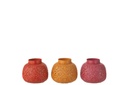 Tealight Holder Cylinder Metal/Glass Mix