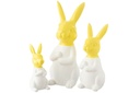 Lot de 3 lapins d'extérieur Mgo