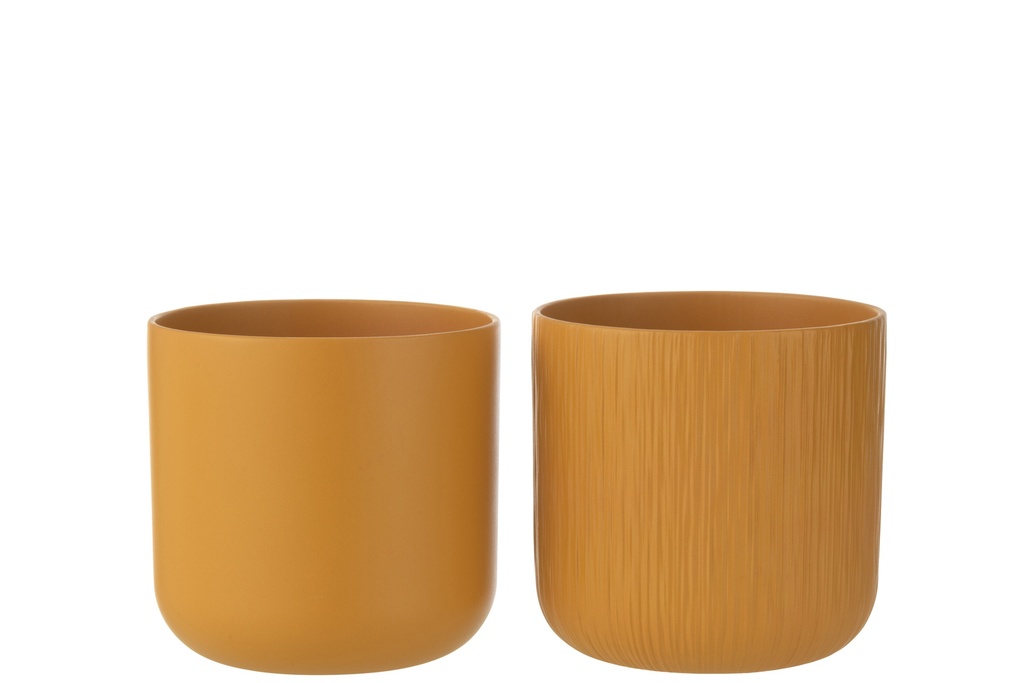 Flowerpot Gen Ceramic Ochre Extra