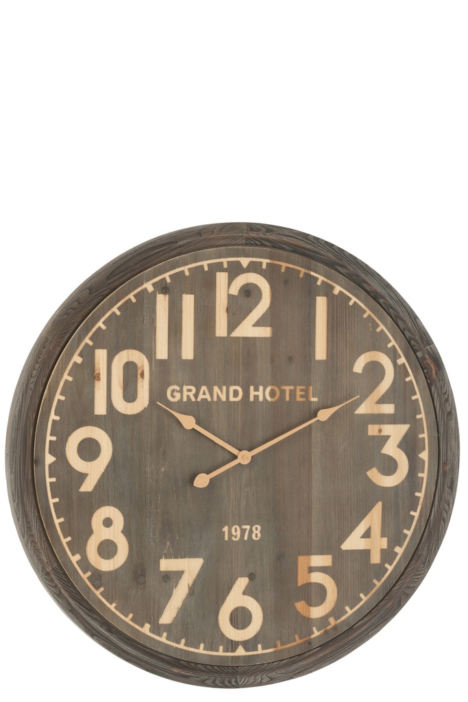 Horloge murale Grand Hôtel MDF