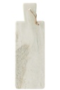 Cheese Board Rectangle Marble White