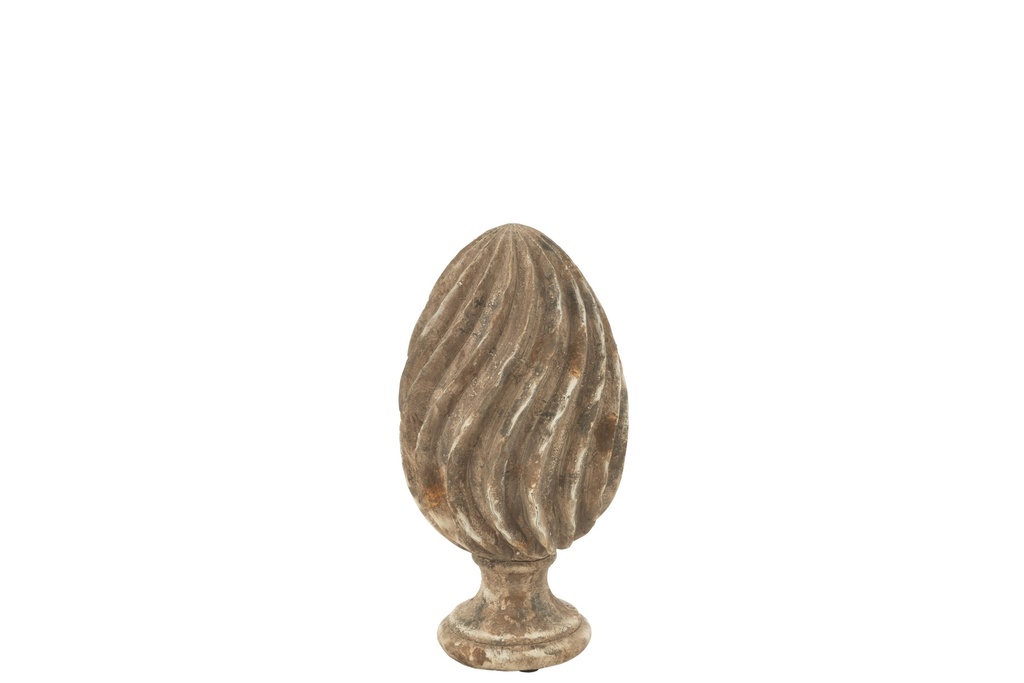 Ananas abstrait décoratif antique en polyrésine