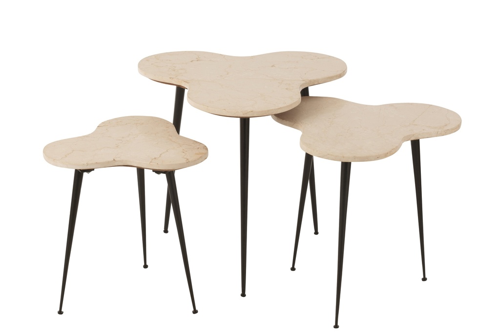 Set Of 3 Side Tables Bee