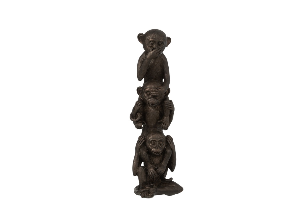 Singe en rang Voir/Entendre/Parler