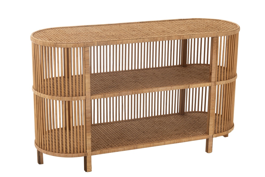 Console Exo Bambou/Rotin Naturel