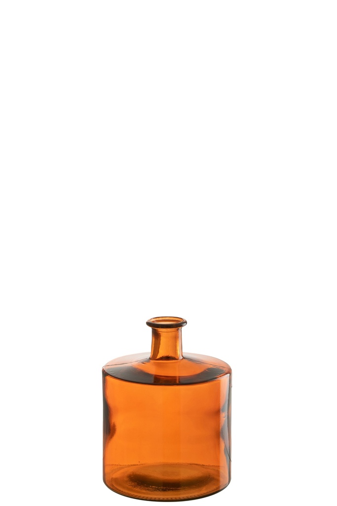 Vase Large Verre Orange Petit