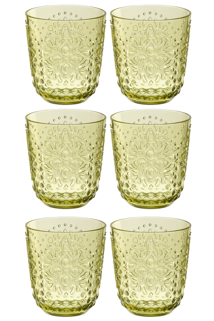 Boîte de 6 verres à boisson