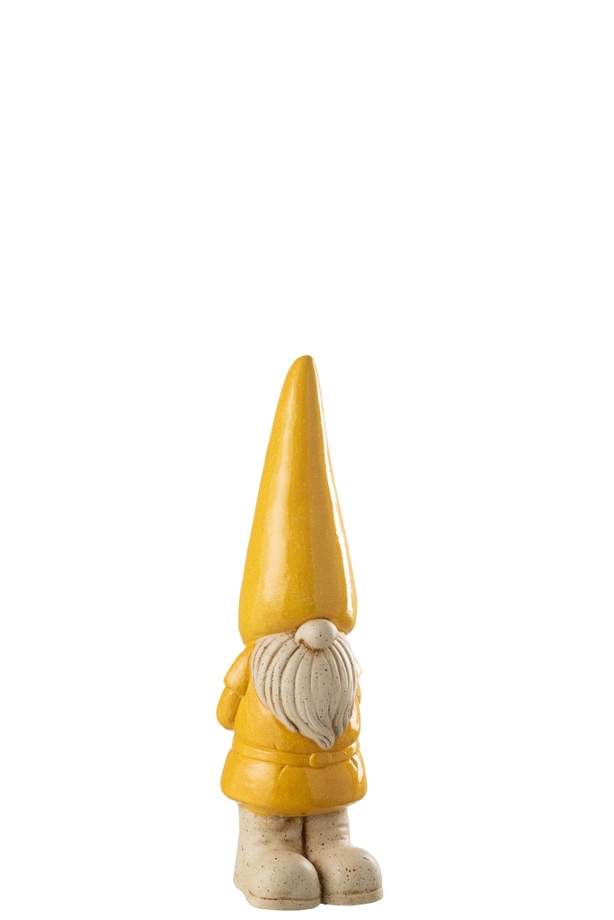 Nain de jardin extérieur Mgo jaune petit