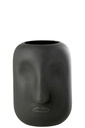 Vase Noe en verre noir grand format