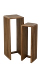 Ensemble de 2 tables d'appoint cubiques
