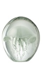 Paperweight Calypso Glass Transparent/Green Large