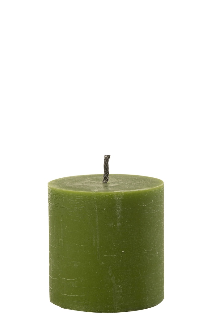 Outdoor Candle Pillar Paraffin Green