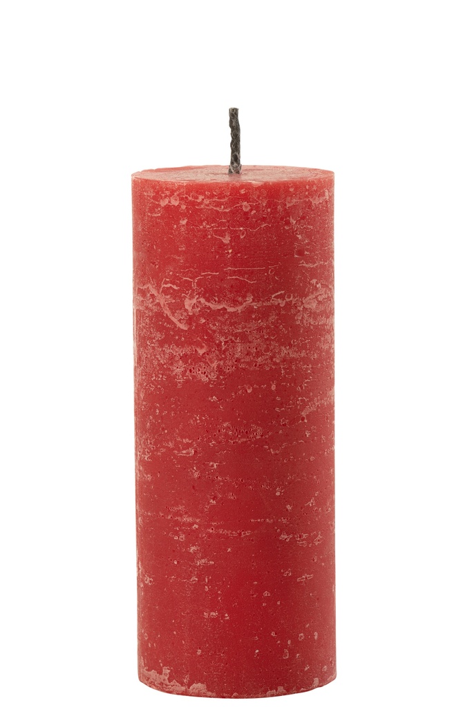 Outdoor Candle Pillar Paraffin Red