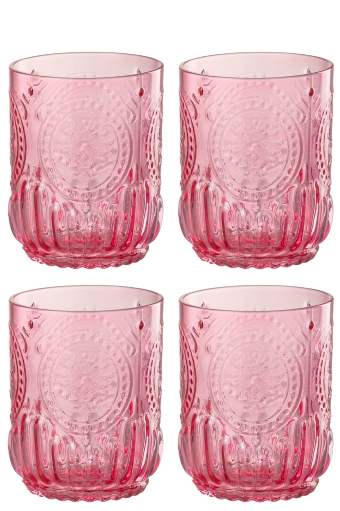 Coffret cadeau 4 verres à boire Maya