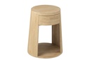 Table basse en bois de manguier dessiné/MDF