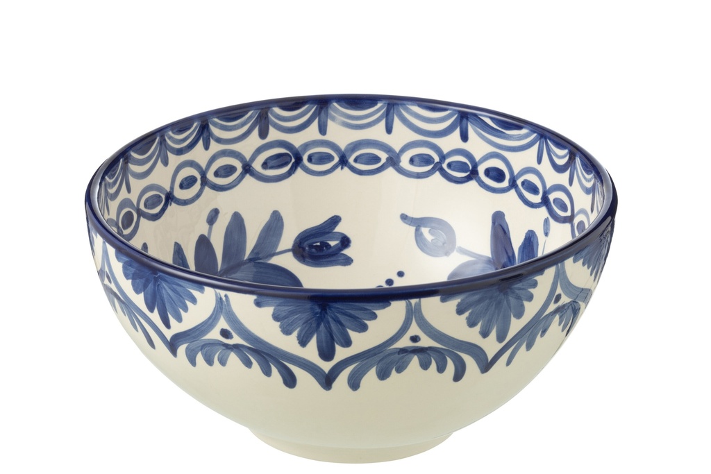 Bol Granada High Ceramic Blanc/Cobalto