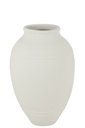 Flowerpot Modern Terracotta White