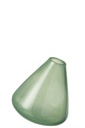 Vase en verre topaze vert foncé