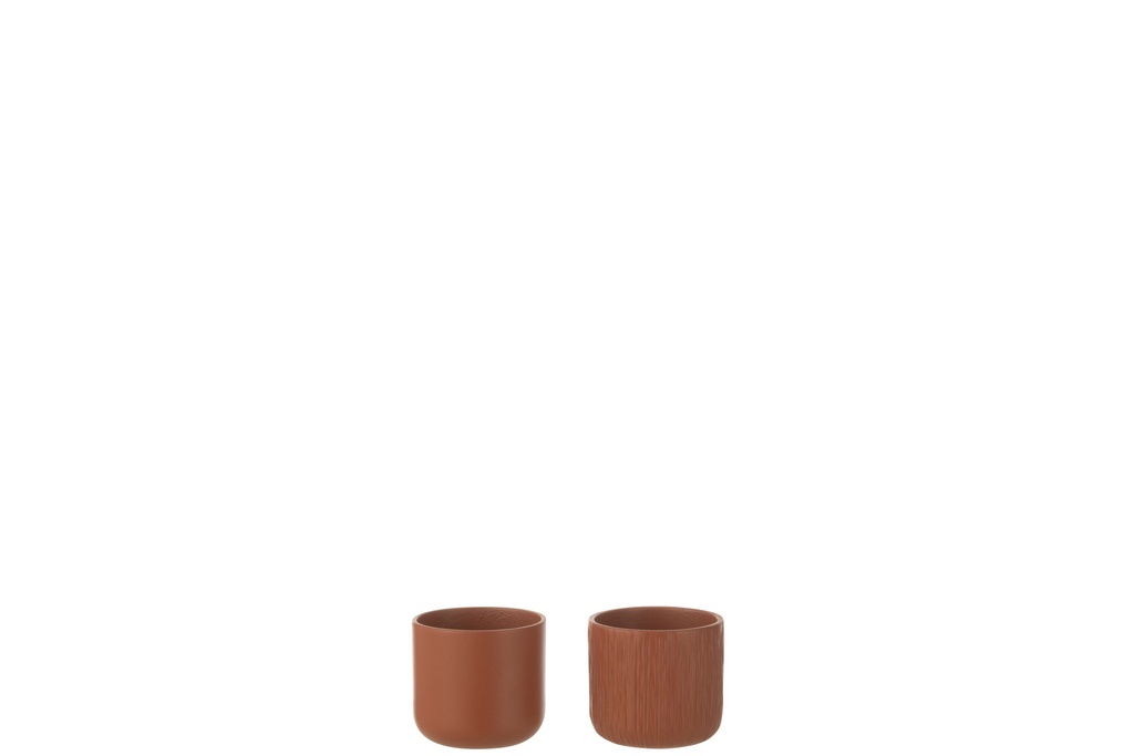 Flowerpot Gen Ceramic Brown Extra
