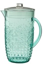 Pichet en plastique bleu aqua