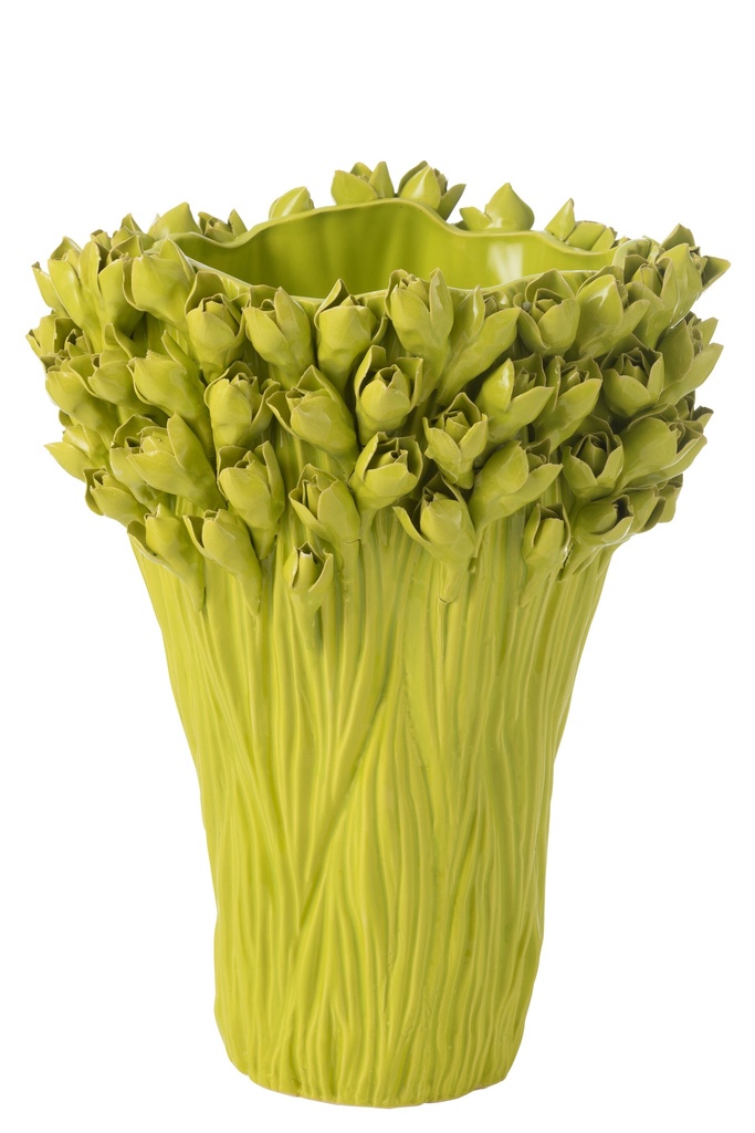 Vase Ambrosia Céramique Vert Grand