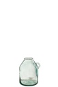 Vase Anse Cylindrique Verre Recyclé