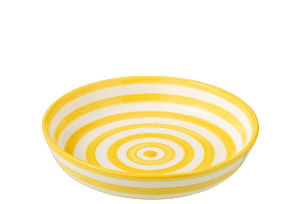 Bowl Granada Stripes Low Ceramic