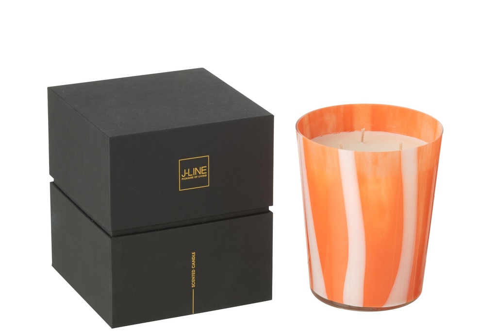 Scented Candle Noa Lines Orange