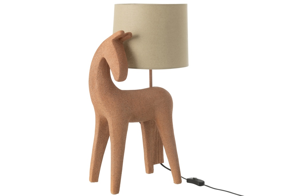 Lampe de table Cheval Moderne Résine