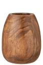 Jar Paulownia Brown Small