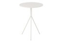 Cofee Table Round Metal White