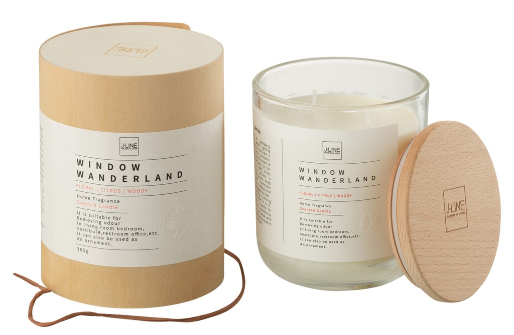 Scented Candle Round Window Wanderland