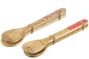 Lot de 2 couverts à salade longs