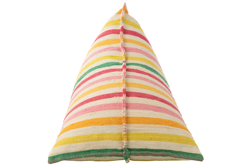 Pouf Cocoon Rayures Recyclé