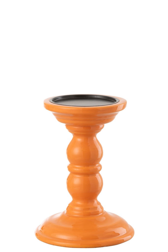 Candle Holder Dumbbel Mango Wood