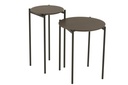 Ensemble de 2 tables d'appoint rondes