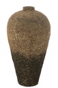 Vase Pot Antique Cement Brown/Black