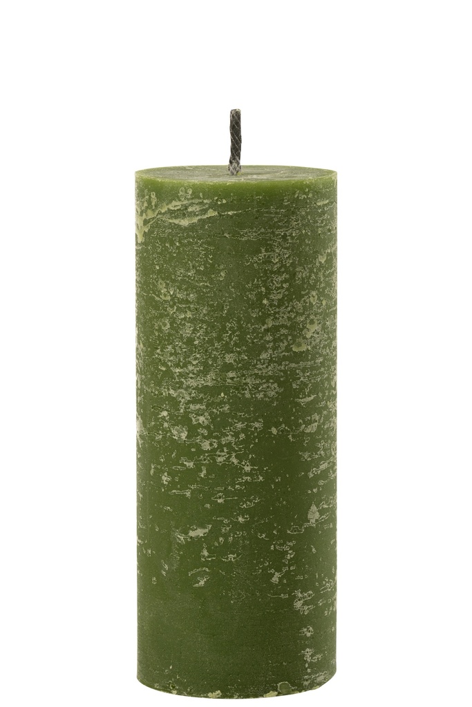Outdoor Candle Pillar Paraffin Green