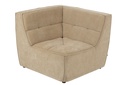 Sofa Corner Grid Poplar Wood/Foam
