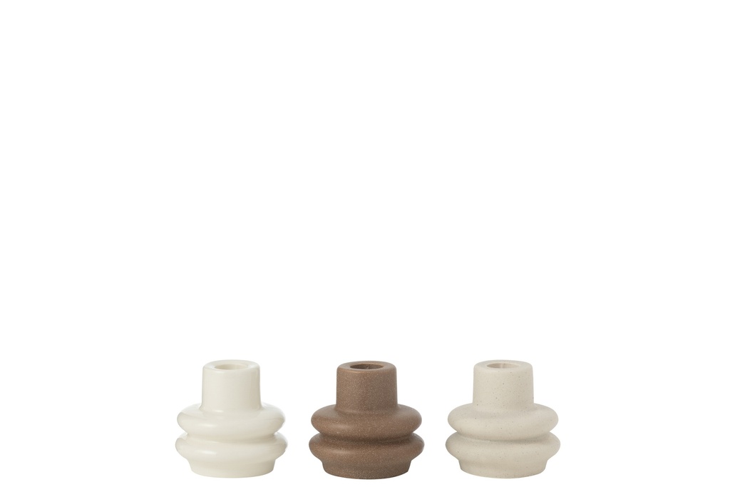 Candle Holder Buoys Porcelain Mix
