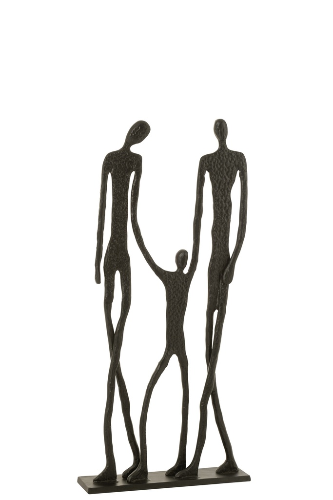 Figurine Ensemble Aluminium Noir