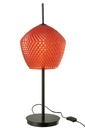 Lampe de table en verre rouge